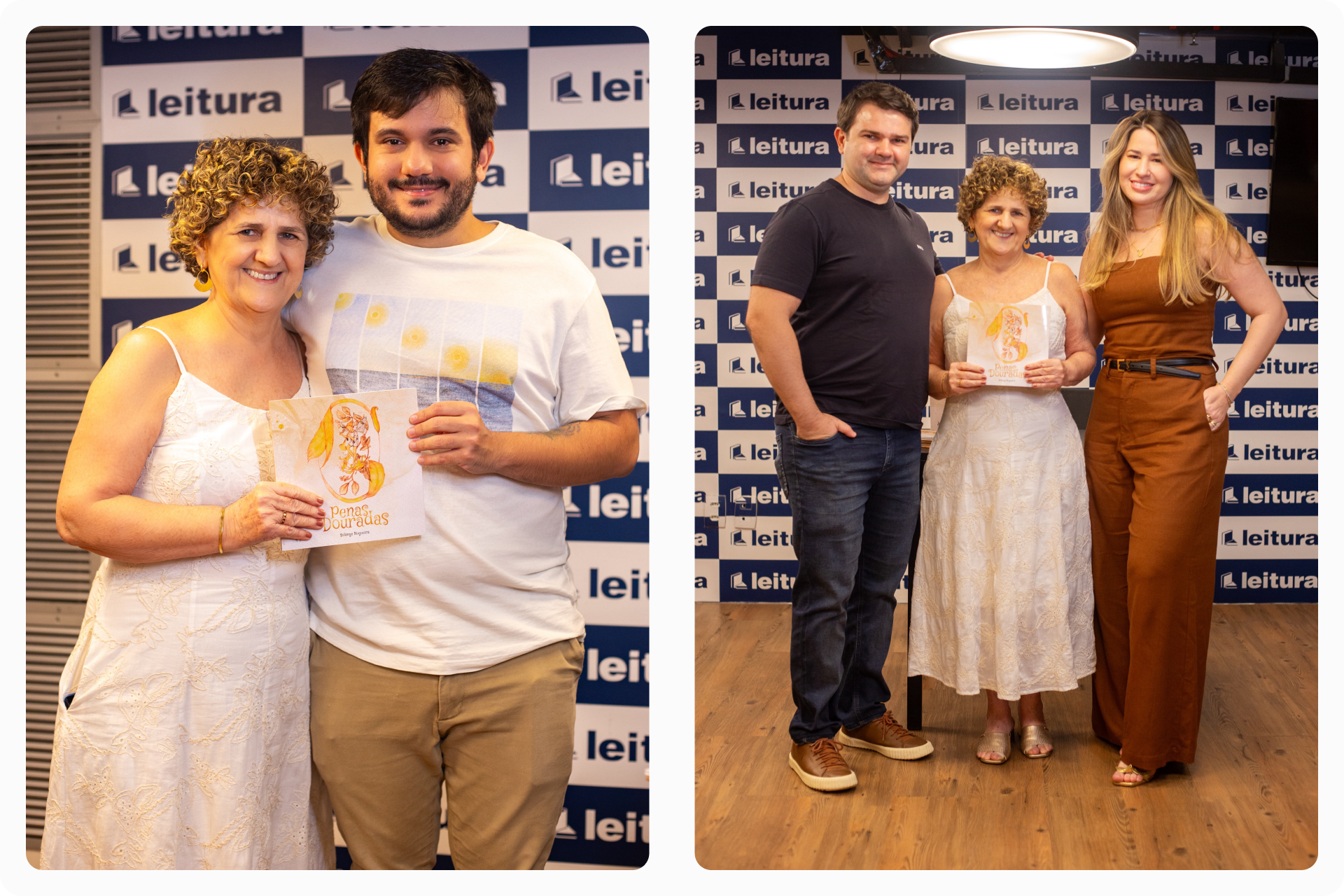 Lançamento Livraria Leitura - Livro Penas Douradas